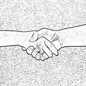 shake hands fW Striche